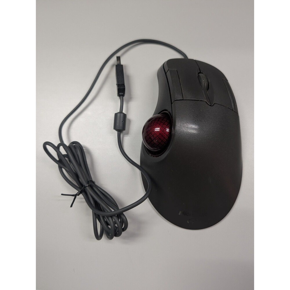 Microsoft Trackball Optical 1.0 PS2 USB Compatible X05-87475 Wired Mouse Tested